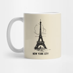 Paris, NYC Mug